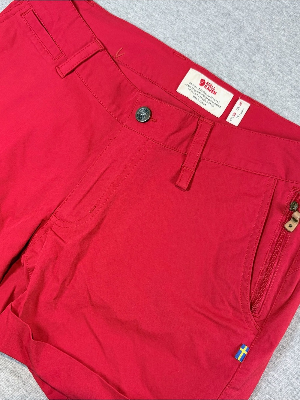 Fjallraven Abisko Stretch Shorts Womens 29 Trekking Outdoors Hiking Casual